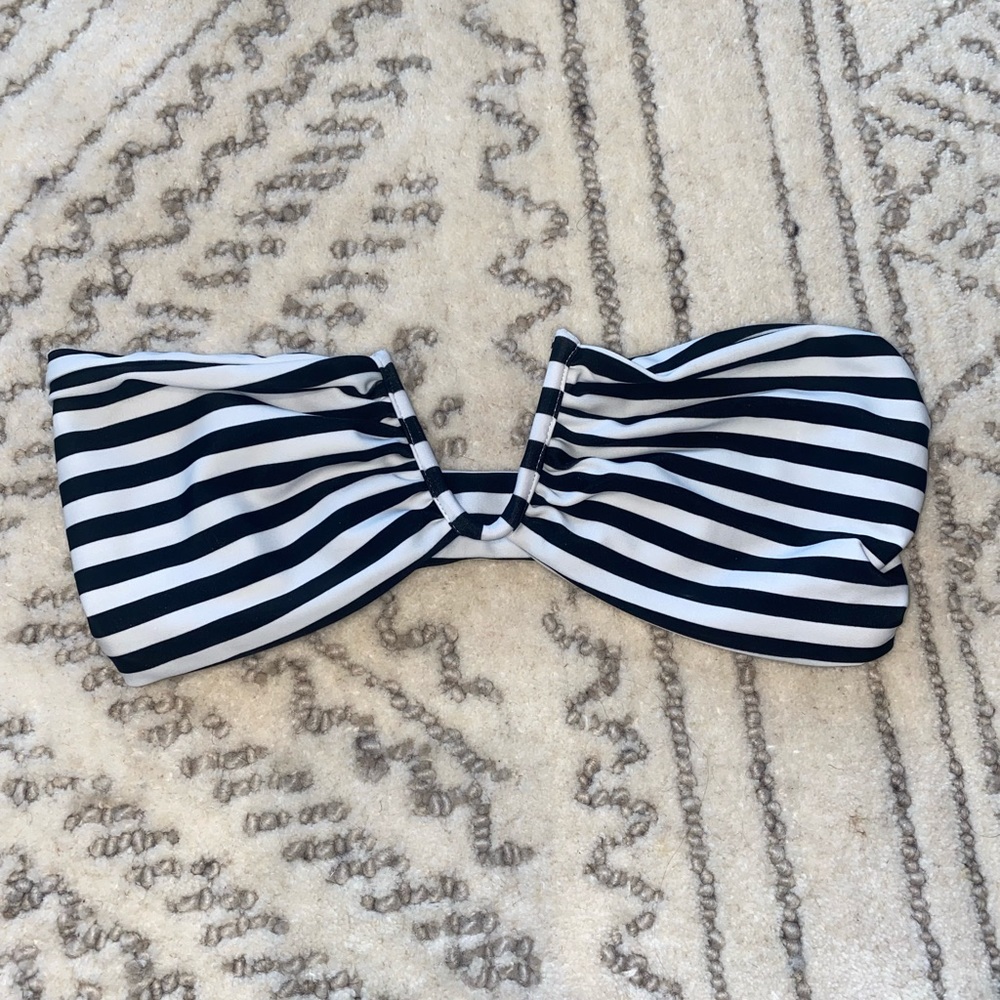 Mikho stripped bikini top - size S